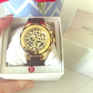 Gold Michele Watch